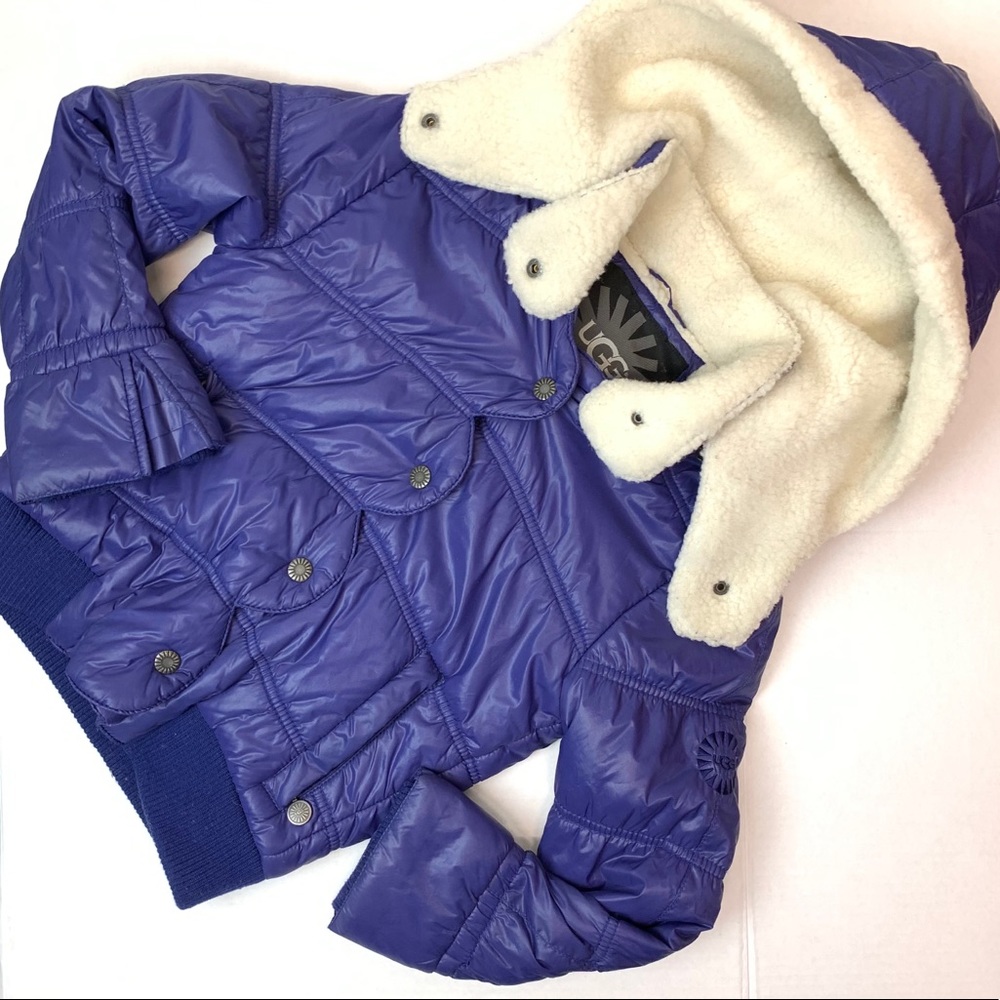 UGG purple jacket with hood kids 14/16